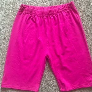 Vibrant Pink Shorts - Sweetlegs OneSize